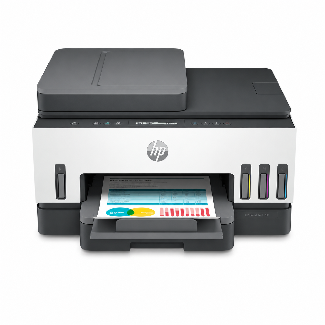 Impressora HP Smart Tank Color 750 MFP HOME A4 (15/9 PPM) ADF WI-FI