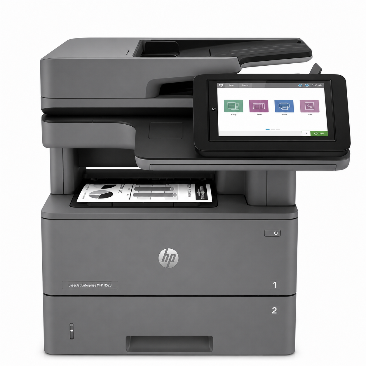 Impressora HP Laserjet Mono M528DN MFP Enterprise A4 (43 PPM) ADF WI-FI 8"