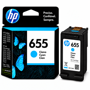 Tinteiro HP 655 Cyan CZ110AE