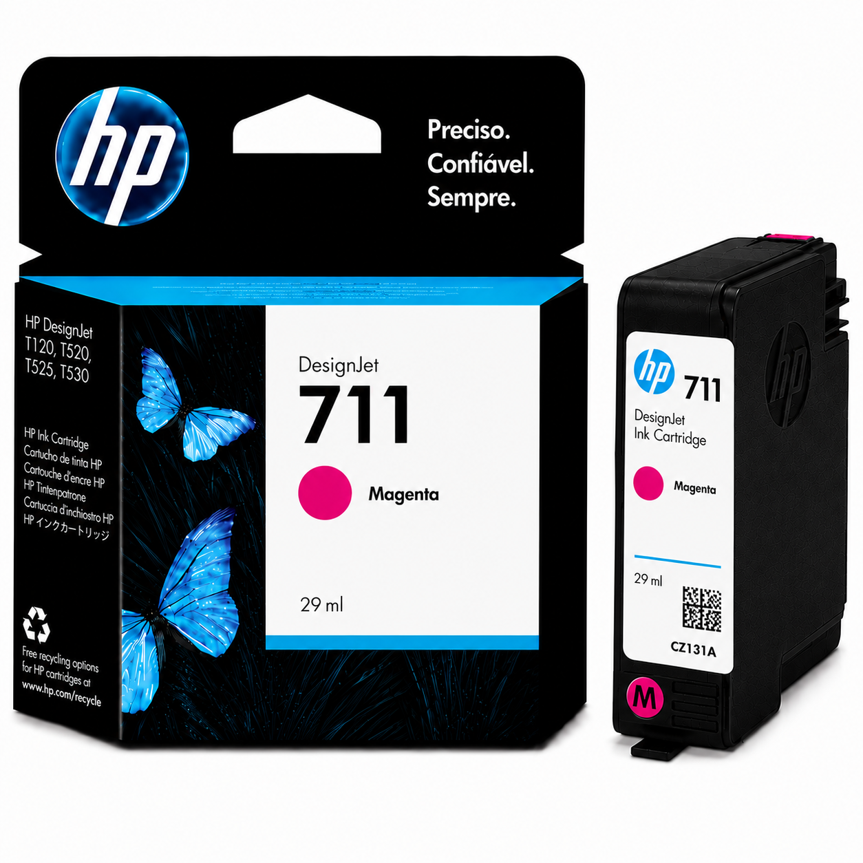 Tinteiro HP 711 Magenta CZ131A
