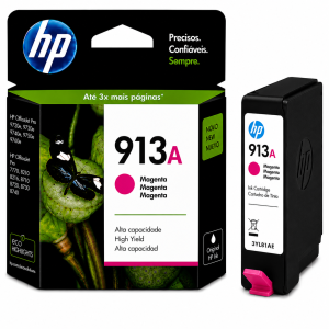Tinteiro HP 913A Magenta F6T78AE