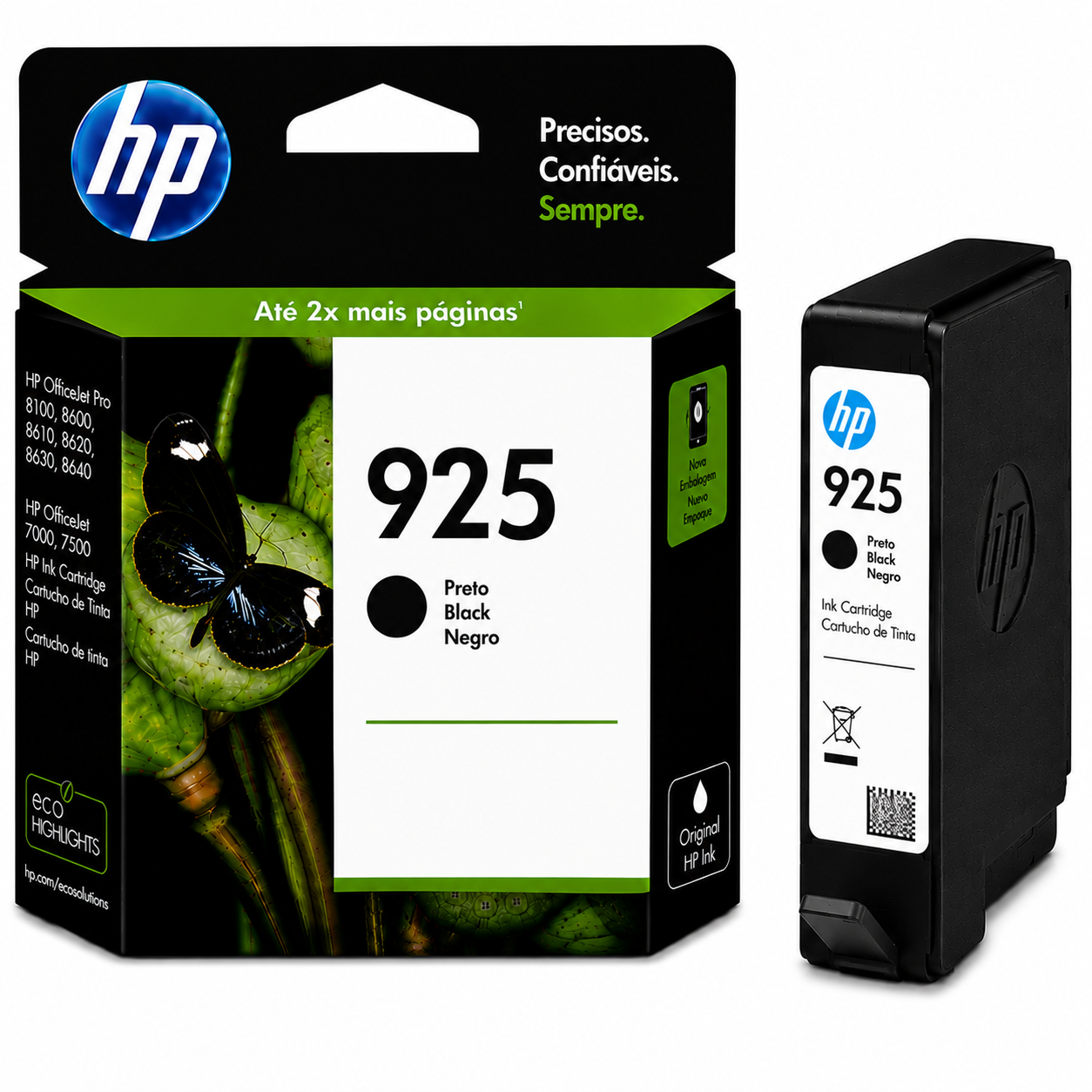 Tinteiro HP 925 Preto 4K0V9PE
