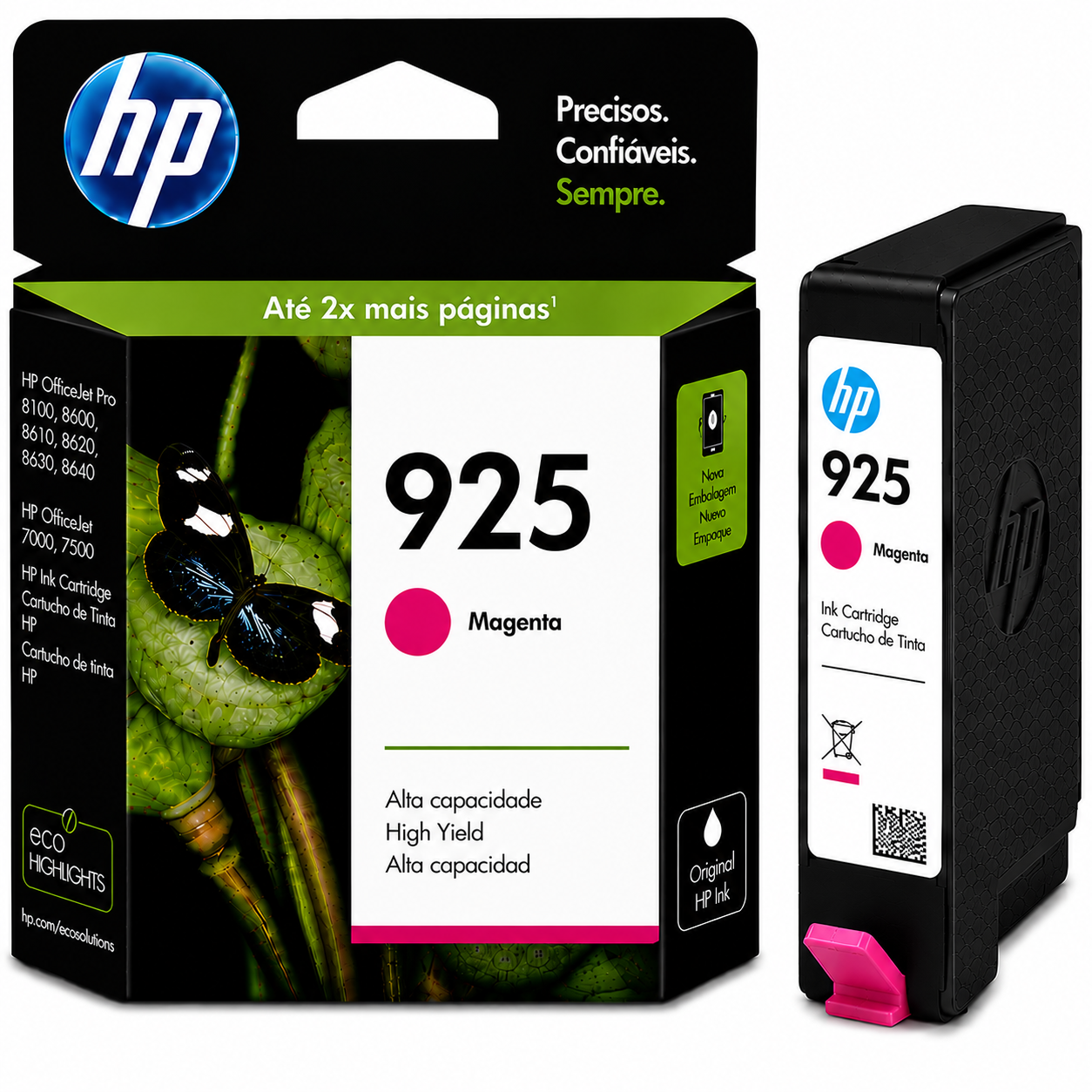 Tinteiro HP 925 Magenta 4K0V5PE