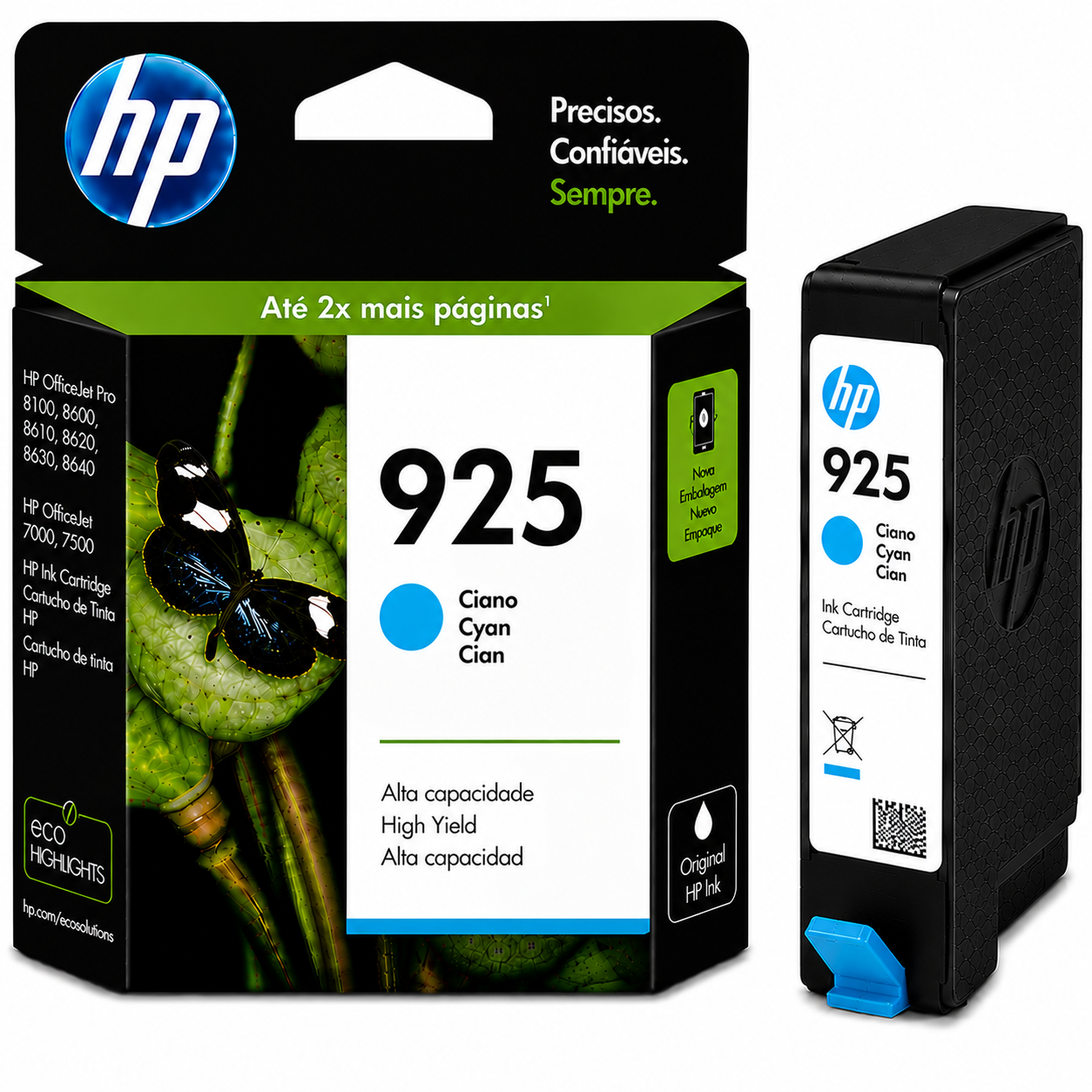 Tinteiro HP 925 Cyan 4K0V4PE