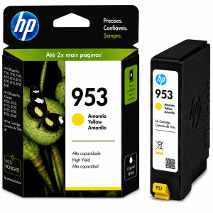 Tinteiro HP 953 Amarelo F6U14AE