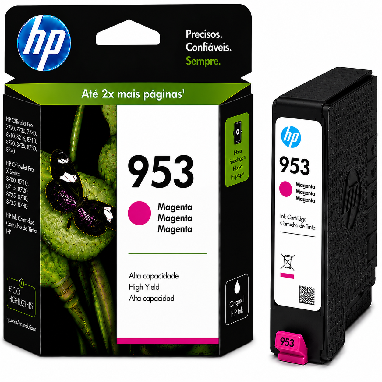 Tinteiro HP 953 Magenta F6U13AE