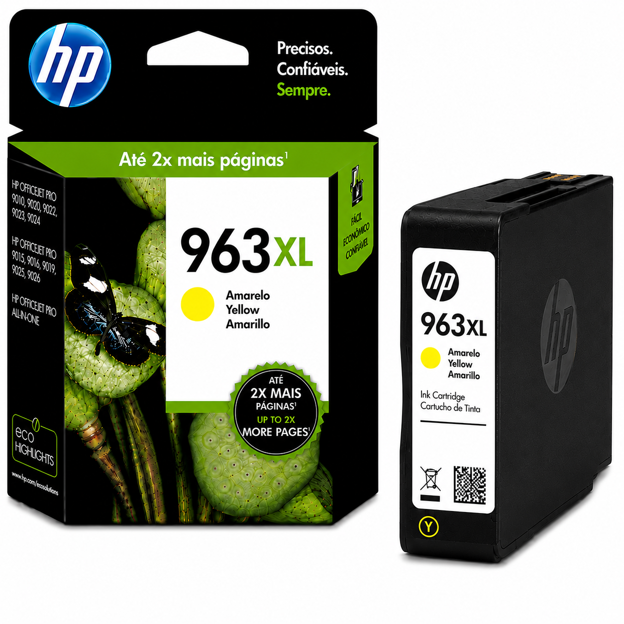 Tinteiro HP 963XL Amarelo 3JA29AE